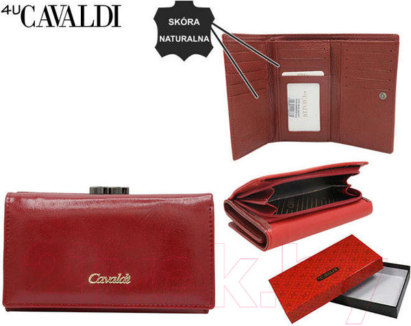 Изображение товара Портмоне Cedar 4U Cavaldi PX29-20-6574 (красный)