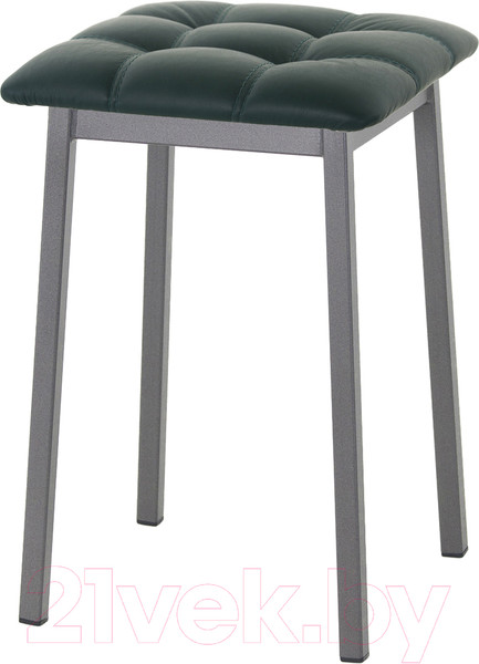 Изображение товара Табурет AMC Comfort 7К4.9 (кожзам зеленый/графит)