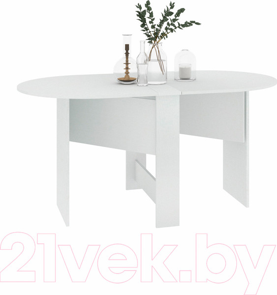 Изображение товара Стол-книга Кортекс-мебель Бон 3 (белый)