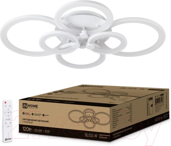 Изображение товара Потолочный светильник INhome Elegant Bliss-w / 4690612035468
