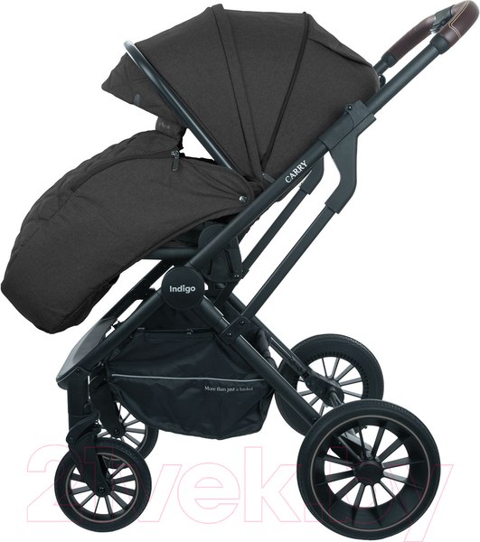 Изображение товара Детская универсальная коляска INDIGO Carry 2 в 1 (черный)