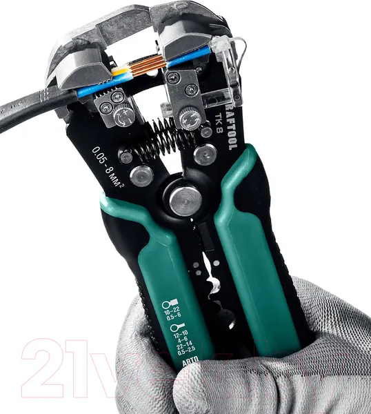 Изображение товара Инструмент обжимной Kraftool TK-8 / 22637