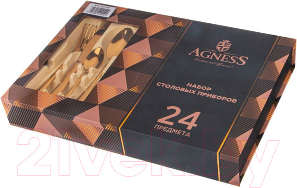 Изображение товара Набор столовых приборов Agness 942-049 (24пр)