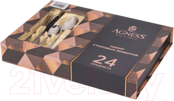 Изображение товара Набор столовых приборов Agness 942-047 (24пр)