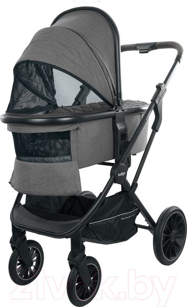 Изображение товара Детская универсальная коляска INDIGO Carry 3 в 1 (серый)
