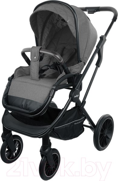 Изображение товара Детская универсальная коляска INDIGO Carry 3 в 1 (серый)