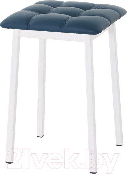 Изображение товара Табурет AMC Comfort 7К6.13 (кожзам атлантик/белый)