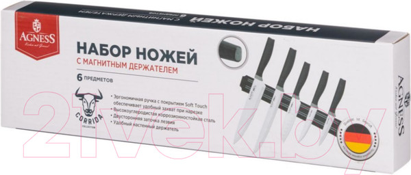 Изображение товара Набор ножей Agness 911-043