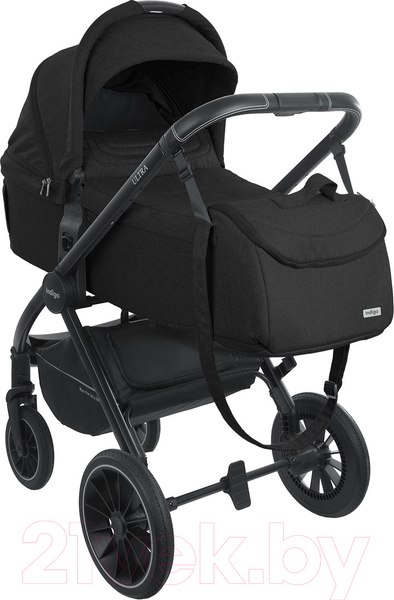Изображение товара Детская универсальная коляска INDIGO Ultra 2 в 1 (черный)