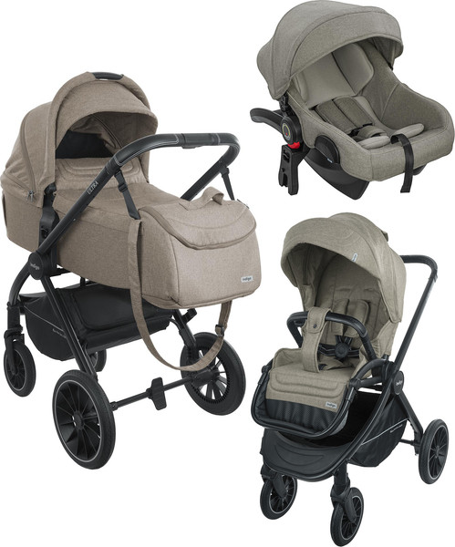 Изображение товара Детская универсальная коляска INDIGO Ultra 3 в 1 (бежевый)