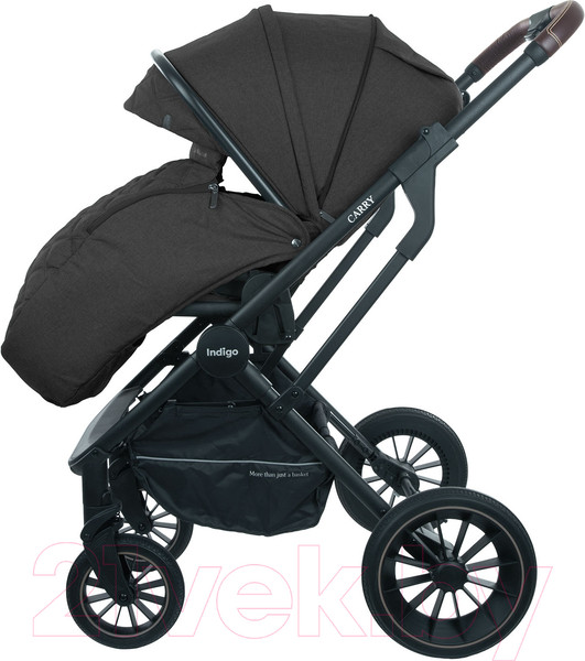 Изображение товара Детская универсальная коляска INDIGO Carry 3 в 1 (черный)
