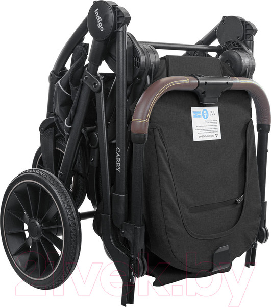 Изображение товара Детская универсальная коляска INDIGO Carry 3 в 1 (черный)