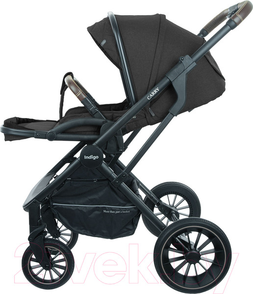 Изображение товара Детская универсальная коляска INDIGO Carry 3 в 1 (черный)