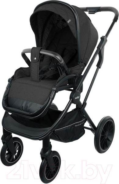 Изображение товара Детская универсальная коляска INDIGO Carry 3 в 1 (черный)