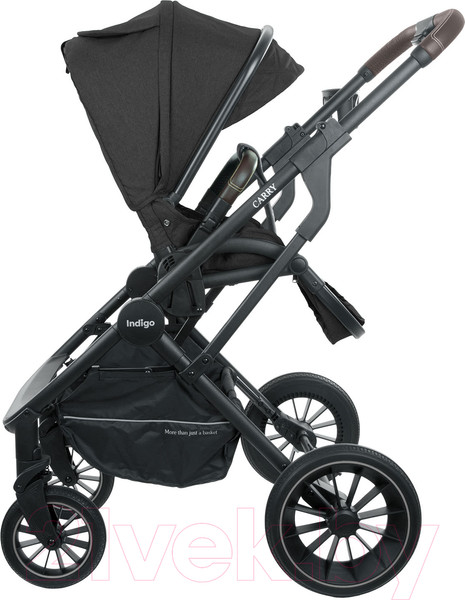 Изображение товара Детская универсальная коляска INDIGO Carry 3 в 1 (черный)