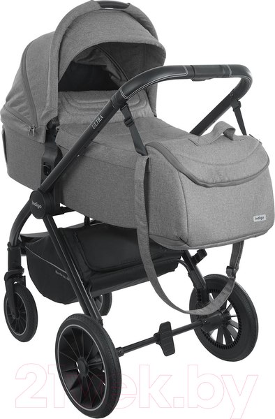 Изображение товара Детская универсальная коляска INDIGO Ultra 3 в 1 (серый)