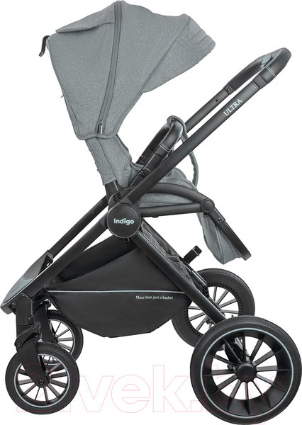 Изображение товара Детская универсальная коляска INDIGO Ultra 3 в 1 (серый)