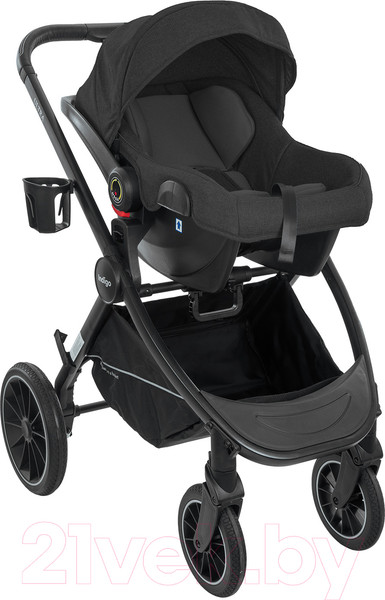 Изображение товара Детская универсальная коляска INDIGO Ultra 3 в 1 (черный)