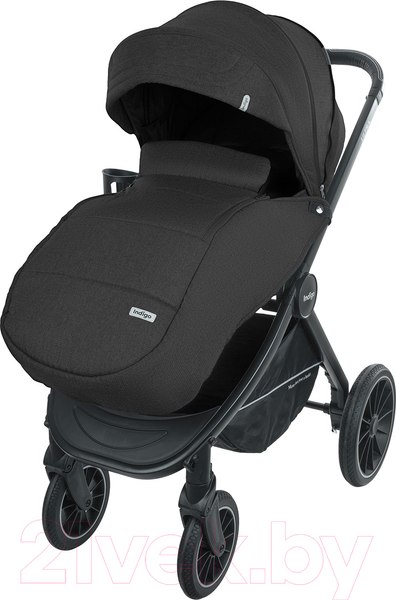 Изображение товара Детская универсальная коляска INDIGO Ultra 3 в 1 (черный)