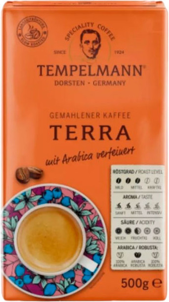 Изображение товара Кофе молотый Tempelmann Terra (500г)