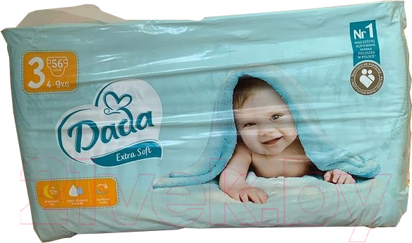 Изображение товара Подгузники детские Dada Extra Soft Midi 3 (56шт)