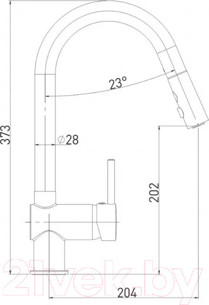 Изображение товара Смеситель Gross Aqua Extra 3140609MW