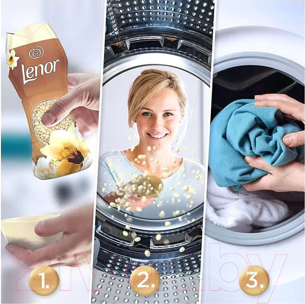 Изображение товара Кондиционер для белья Lenor Oro e Fiori di Vaniglia Парфюмированный в гранулах (210г)