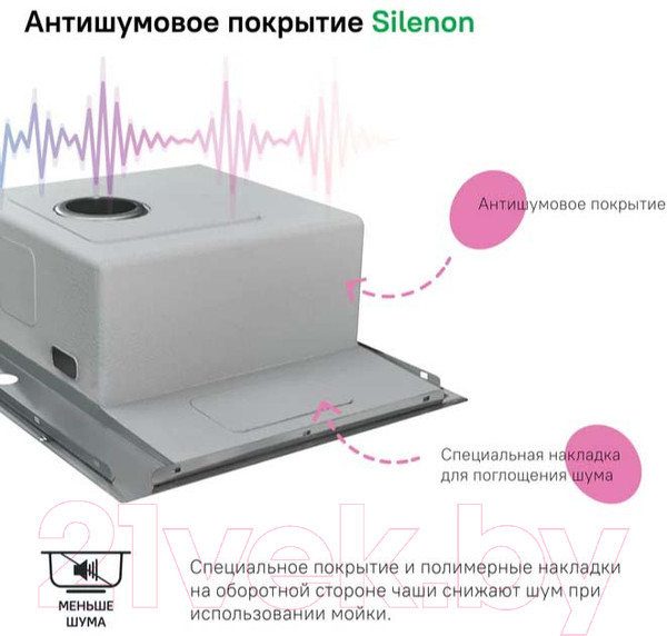 Изображение товара Мойка кухонная IDDIS Haze HAZ49S0i77