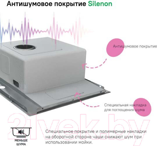 Изображение товара Мойка кухонная IDDIS Haze HAZ78SRi77