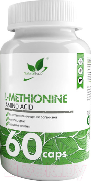 Изображение товара L-метионин NaturalSupp 60 капсул