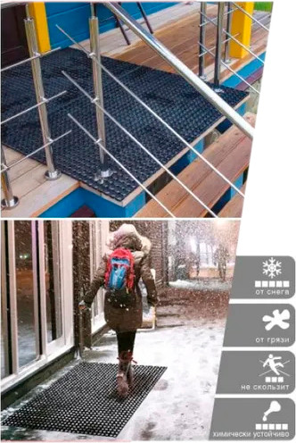 Изображение товара Коврик грязезащитный VORTEX 50x80 / 20002