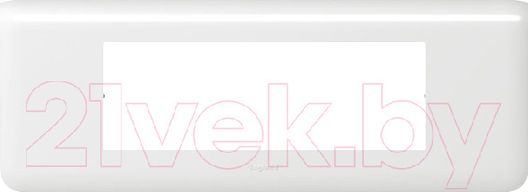 Изображение товара Рамка для выключателей и розеток Legrand Mosaic 78816 (белый)