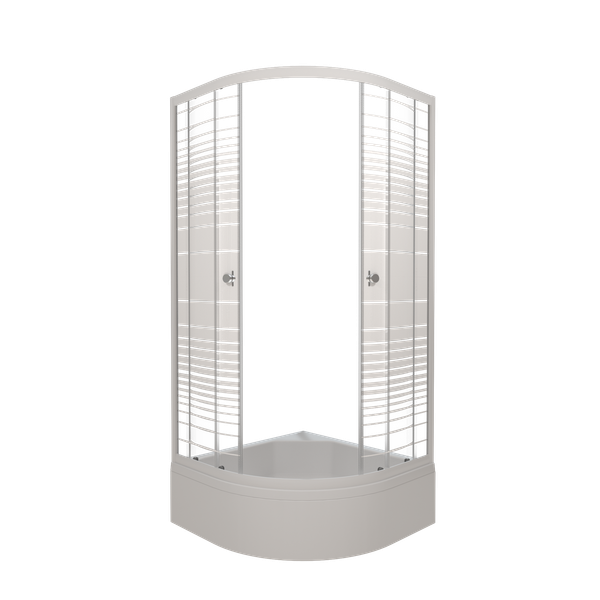 Изображение товара Душевой уголок Triton Стандарт В 90x90 (полосы)