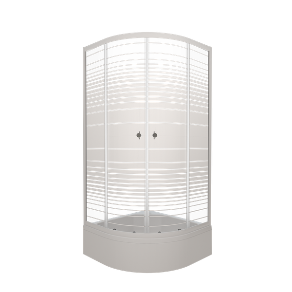 Изображение товара Душевой уголок Triton Стандарт В 90x90 (полосы)