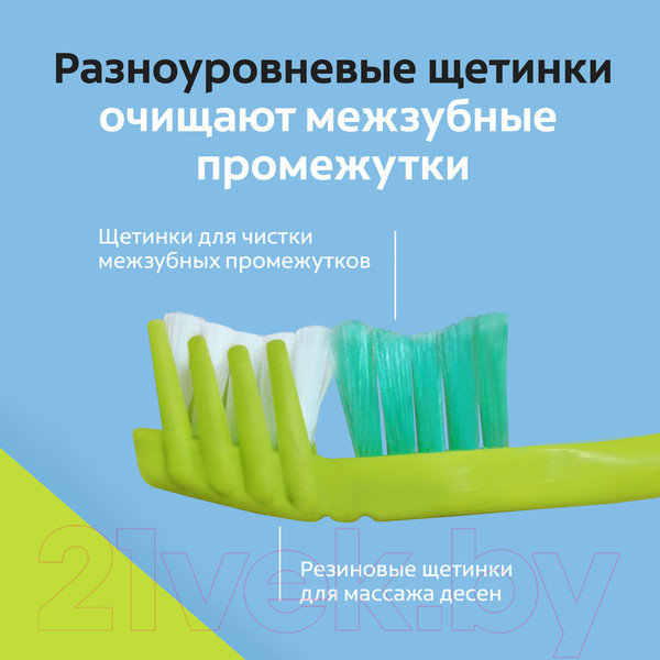 Изображение товара Набор зубных щеток Colgate Массажер (1шт+1шт)