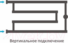 Изображение товара Полотенцесушитель водяной Сунержа High-Tech G 32x65 / 00-4051-3265