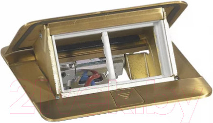Изображение товара Блок розеточный Legrand 54016 (латунь)