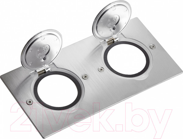 Изображение товара Блок розеточный Legrand 89702 (нержавеющая сталь)