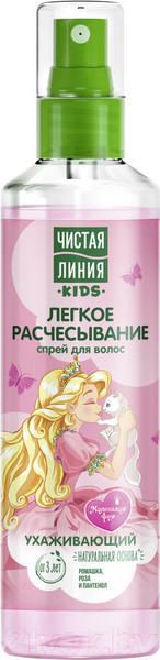 Изображение товара Спрей для волос Чистая Линия Легкое расчесывание (160мл)
