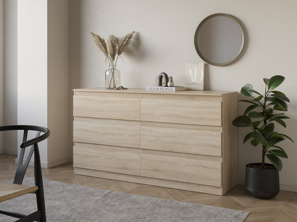 Изображение товара Комод НК Мебель Stern Т-6 6-я / 72676282 (16мм, дуб сонома)