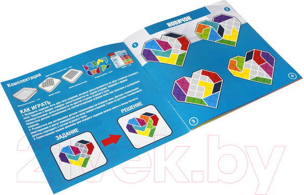 Изображение товара Развивающая игра Bondibon IQ-Сердце / ВВ5834