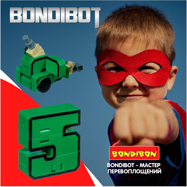 Изображение товара Игрушка-трансформер Bondibon Bondibot Цифра 5 / ВВ4353
