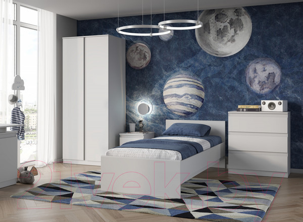 Изображение товара Шкаф НК Мебель Stern 2-х дверный / 72676501 (белый)