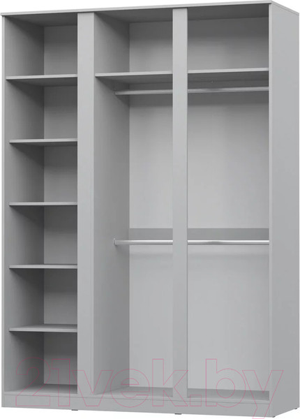 Изображение товара Шкаф НК Мебель Stern 3-х дверный с зеркалом / 72676504 (белый)