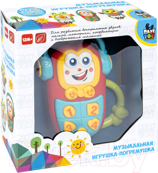 Изображение товара Подвеска на кроватку Bondibon Baby You. Телефон / ВВ5816