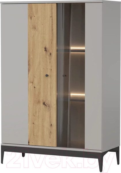 Изображение товара Тумба НК Мебель Нордик КД-1 / 71916618 (холодный серый/дуб артизан)