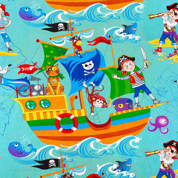 Изображение товара Комплект постельного белья АртПостель Морской бой 112