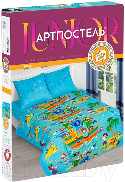 Изображение товара Комплект постельного белья АртПостель Морской бой 112