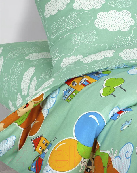 Изображение товара Комплект постельного белья АртПостель Улетные мишки 112