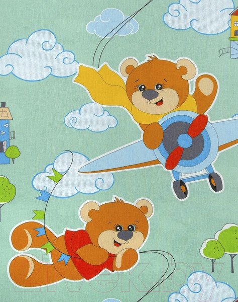 Изображение товара Комплект постельного белья АртПостель Улетные мишки 112